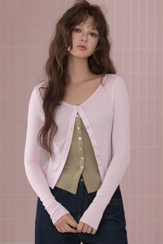 Color-Blocking Spice Girl Long Sleeve T-Shirt