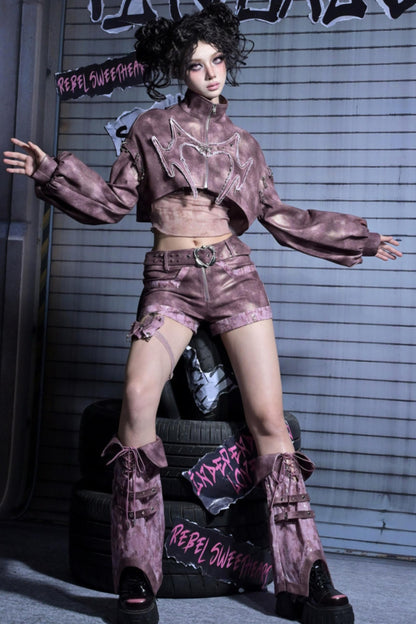 Sequins Denim Leg Covers