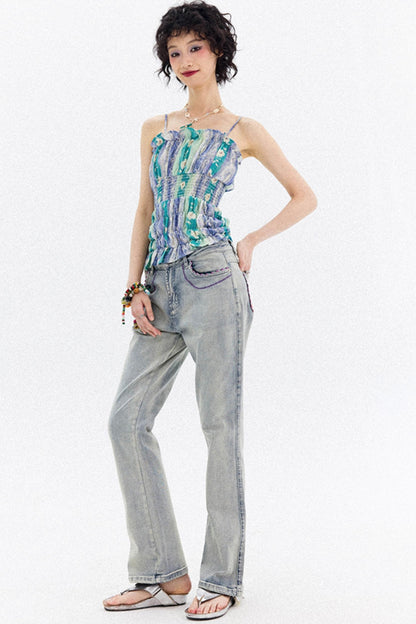 Summer Lace Micro Jeans