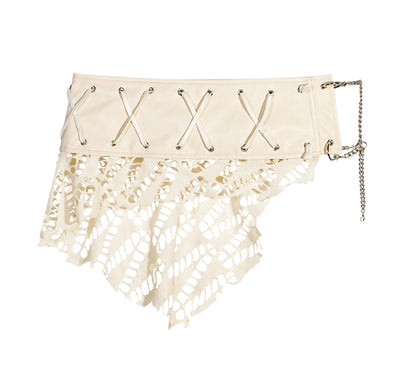 Original Light Layered Leopard Print Skirt Set-Up