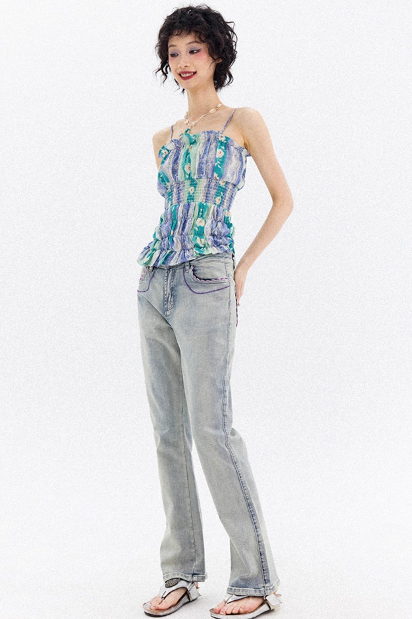 Summer Lace Micro Jeans