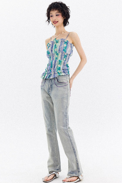 Summer Lace Micro Jeans