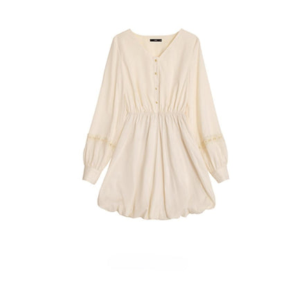 Urban Hibiscus Apricot Shirt Dress Set-Up