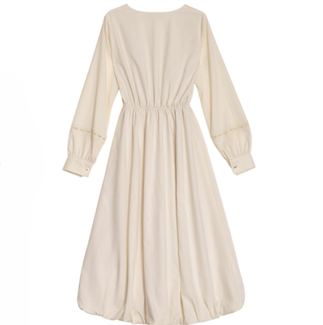 Urban Hibiscus Apricot Shirt Dress Set-Up