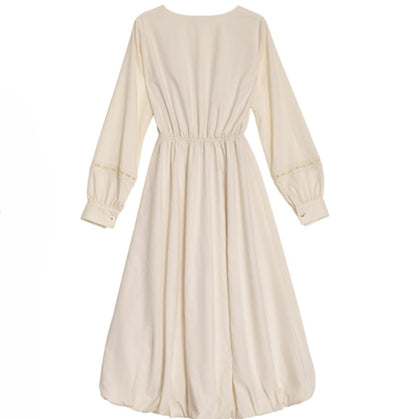 Urban Hibiscus Apricot Shirt Dress Set-Up