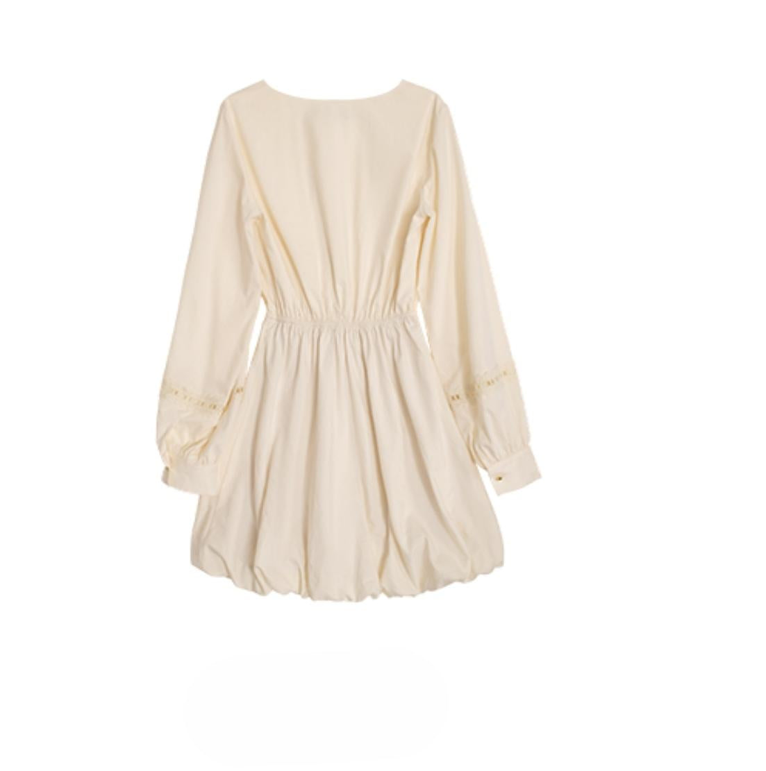 Urban Hibiscus Apricot Shirt Dress Set-Up