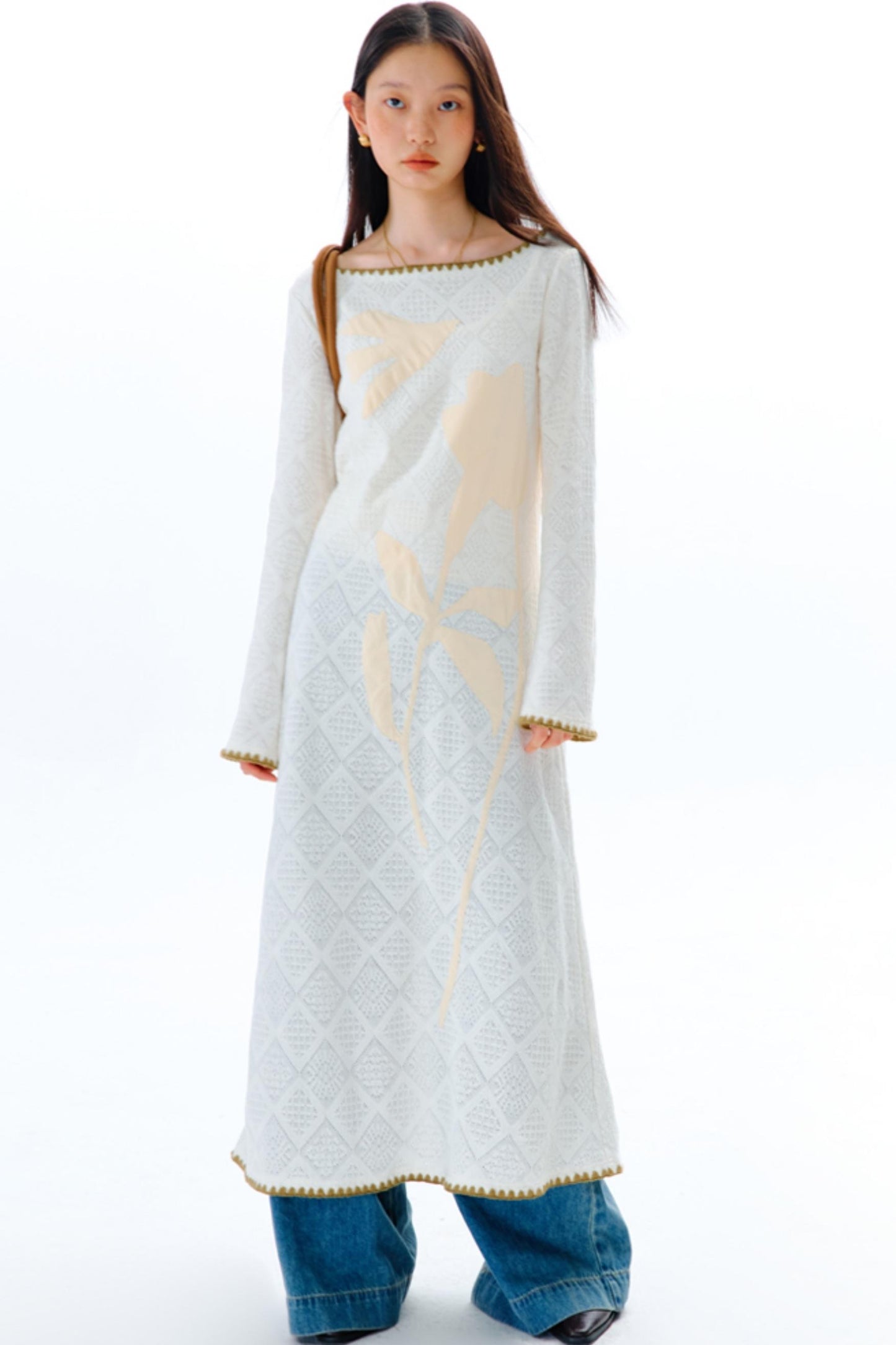 Original Cliff Flower Knit Dress