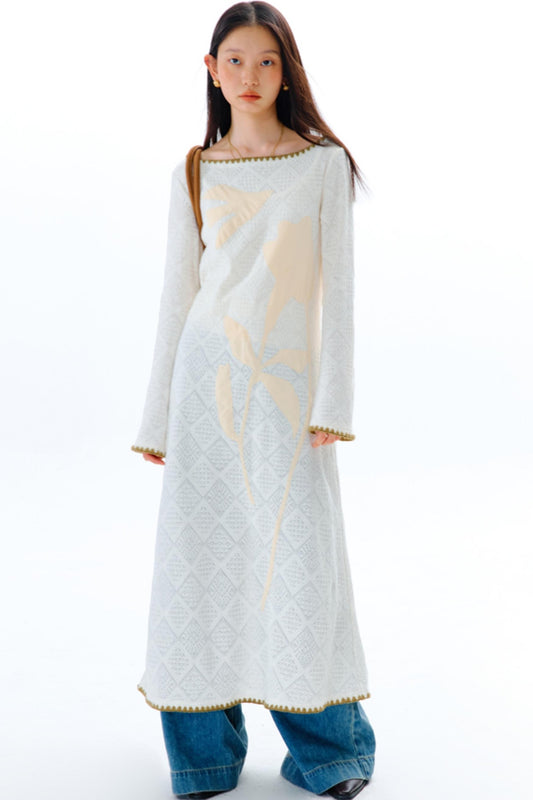 Original Cliff Flower Knit Dress