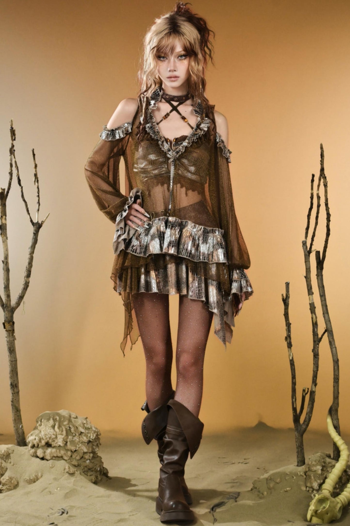 Gilded Snake Cardigan