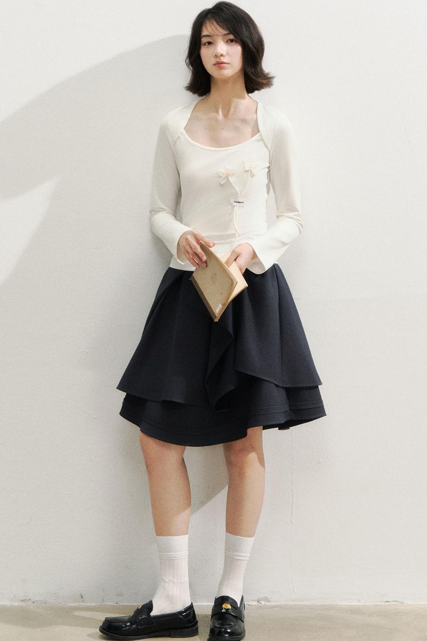 Vintage Bow Design Skirt