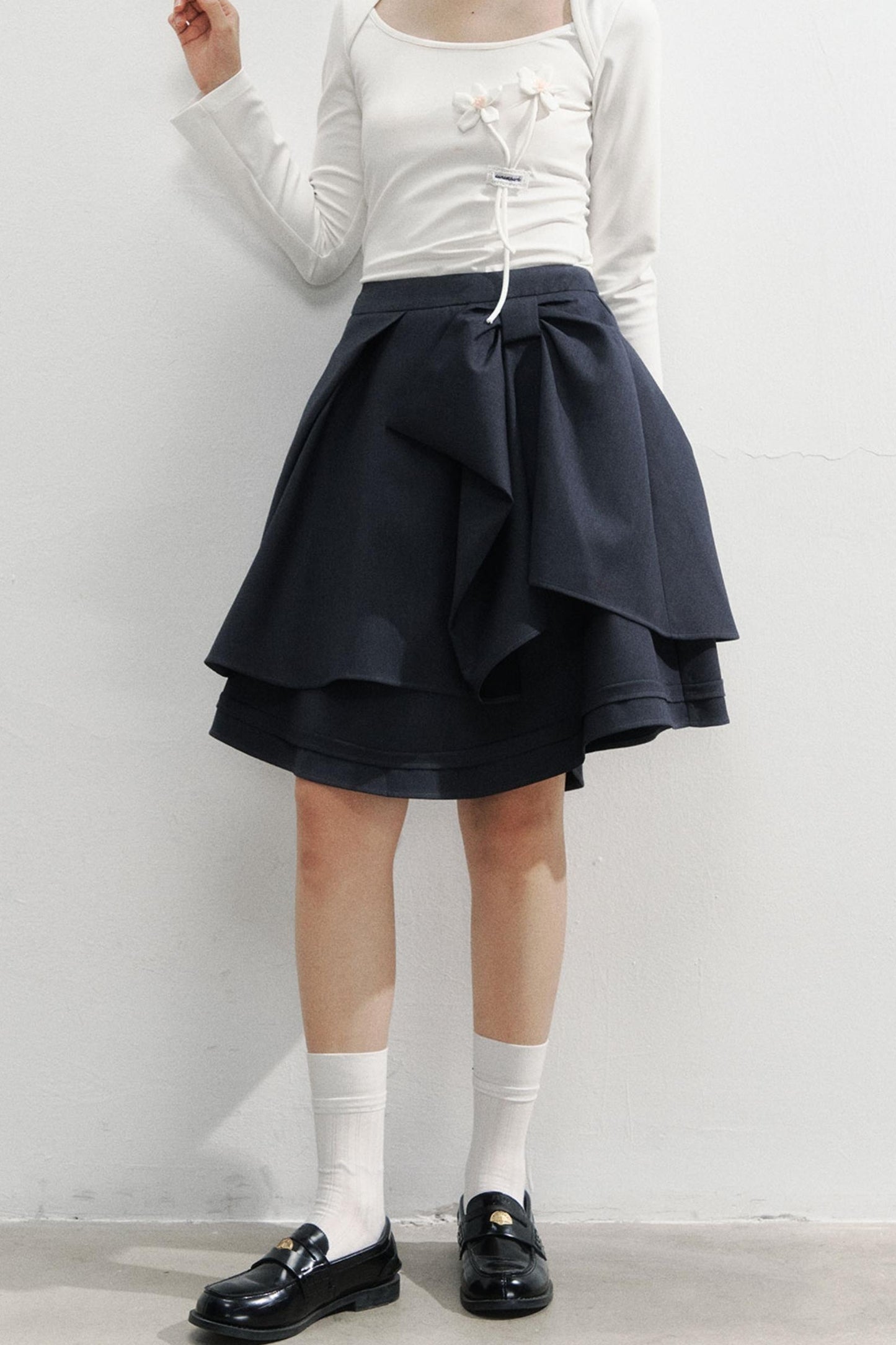 Vintage Bow Design Skirt