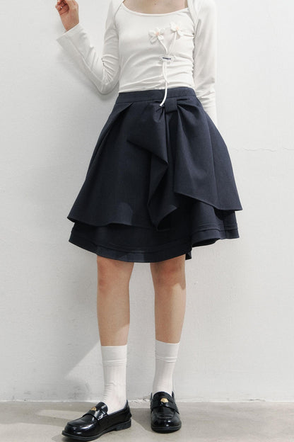 Vintage Bow Design Skirt