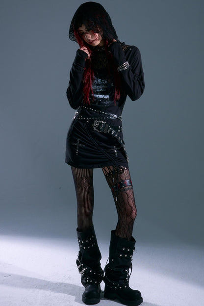 Punk Swing Lace Dress