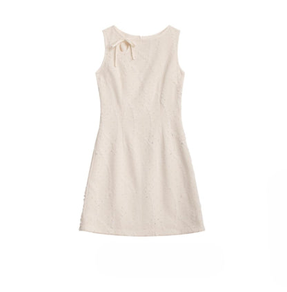 Starlight Jacquard Diamond Vest Dress Set-Up