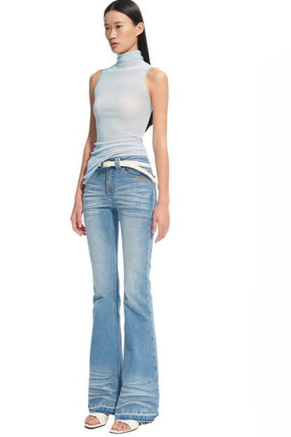 Stretch Slimming Bootcut Jeans
