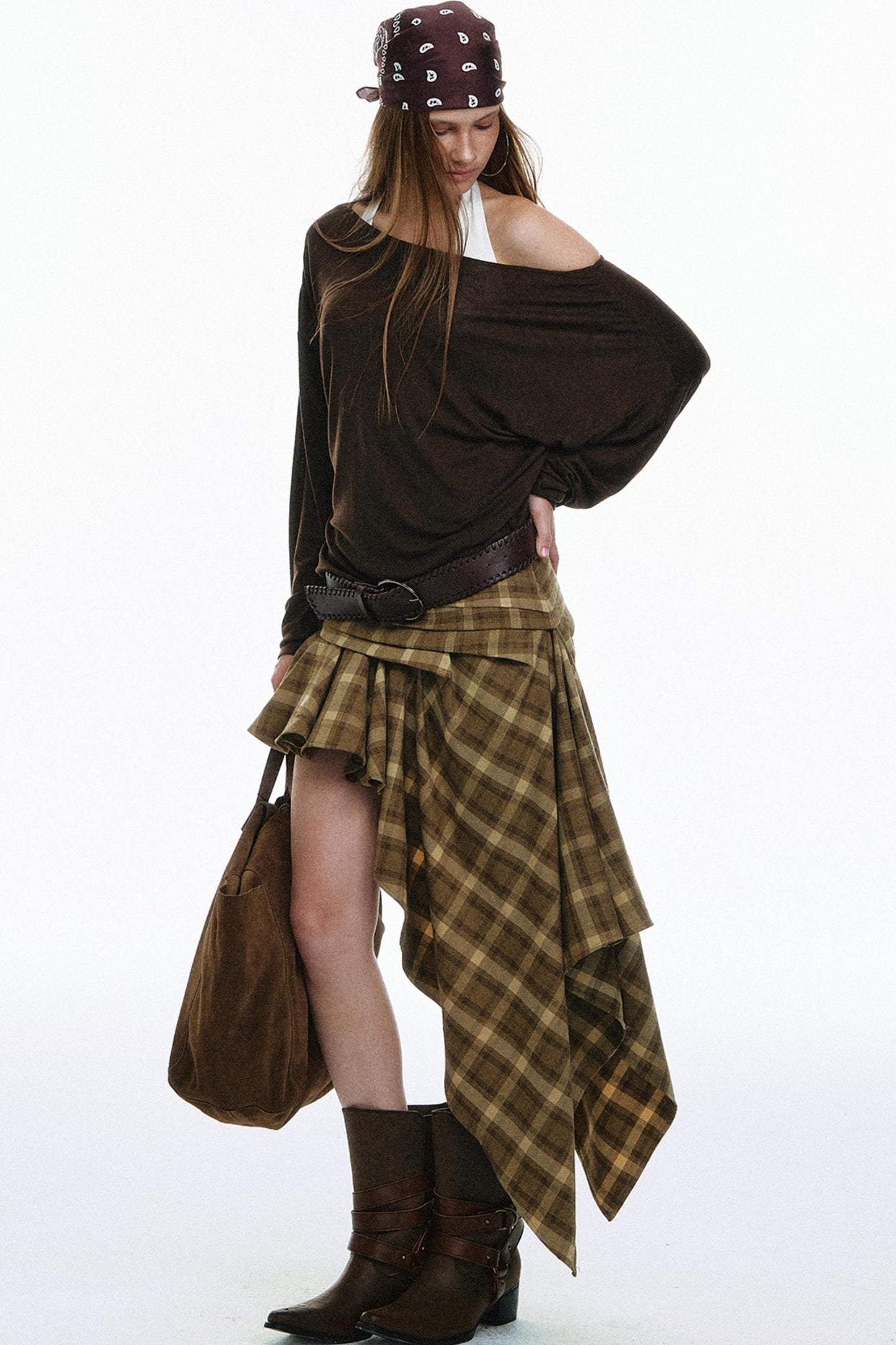 Pose Pleated Knitted Top