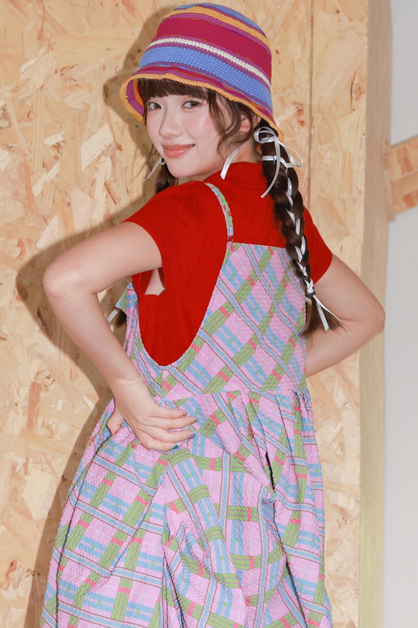 Colorful Stripe Crochet Hat