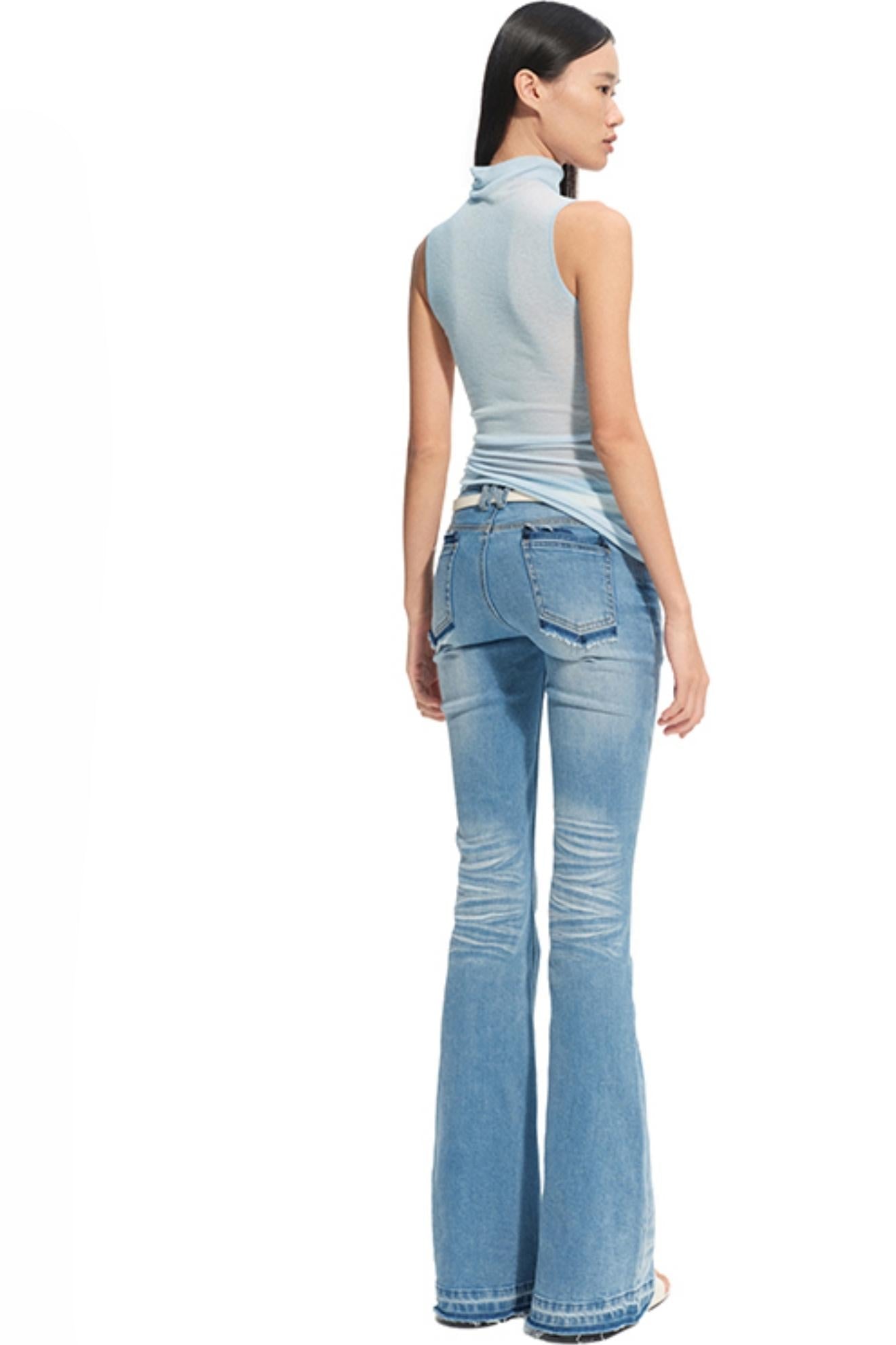 Stretch Slimming Bootcut Jeans