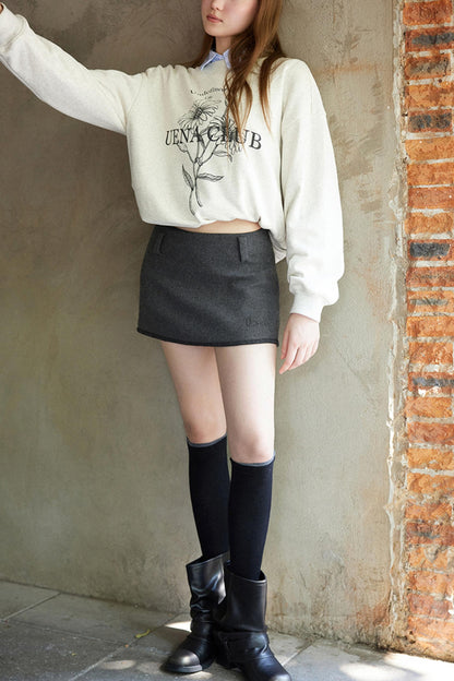 Vintage Flower Crewneck Sweatshirt