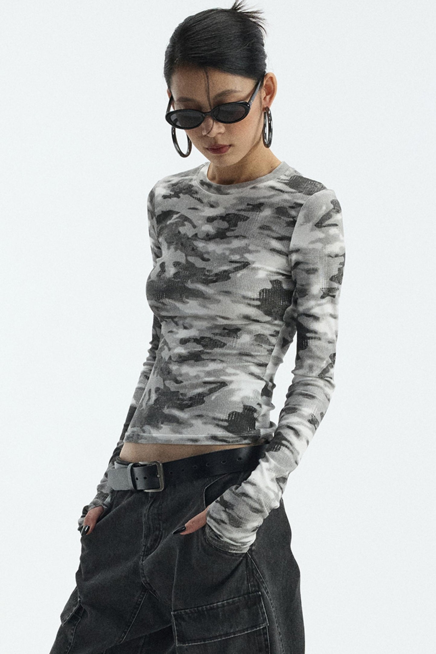 Winter Camo Top