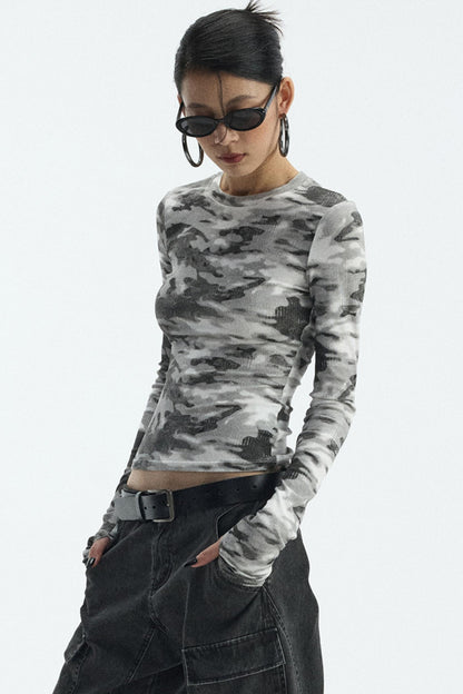 Winter Camo Top