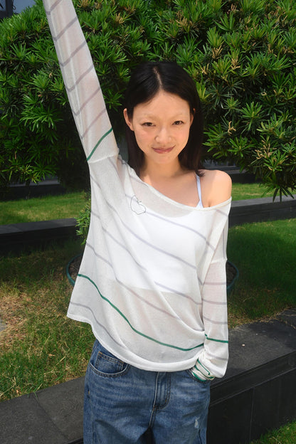 Striped Apple Hoodie