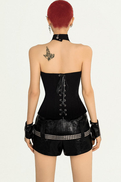 Summer Herringbone Halterneck Camisole