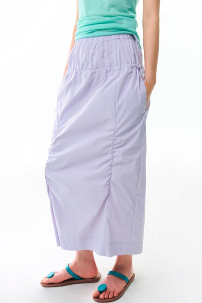 Pleated Midi Skirt