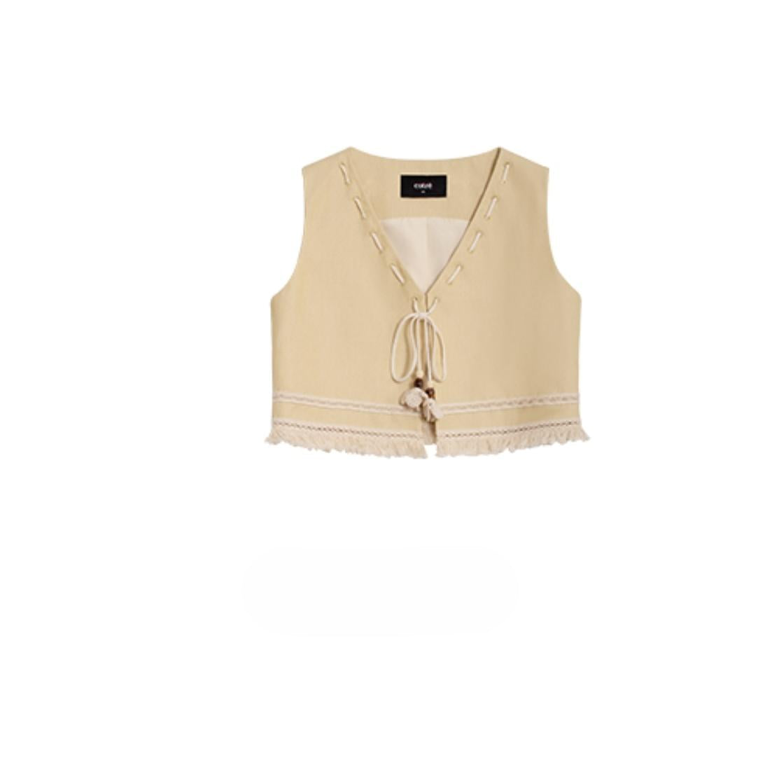 Urban Hibiscus Apricot Shirt Dress Set-Up