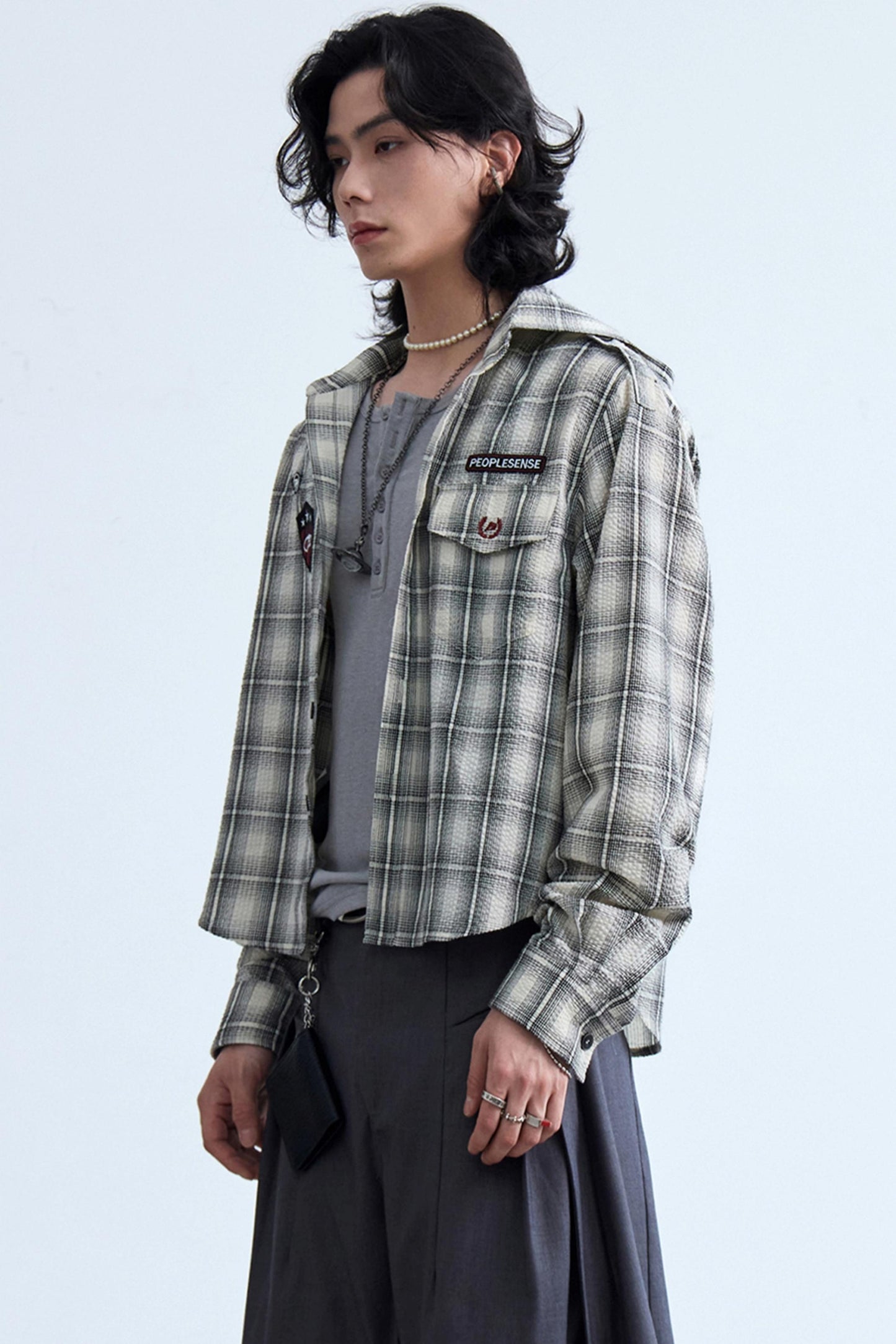 Plaid Hooded Jacket