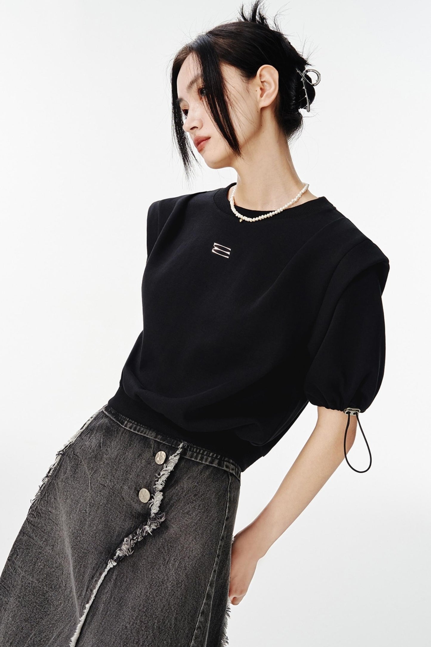 Modern Edge Shoulder T-Shirt