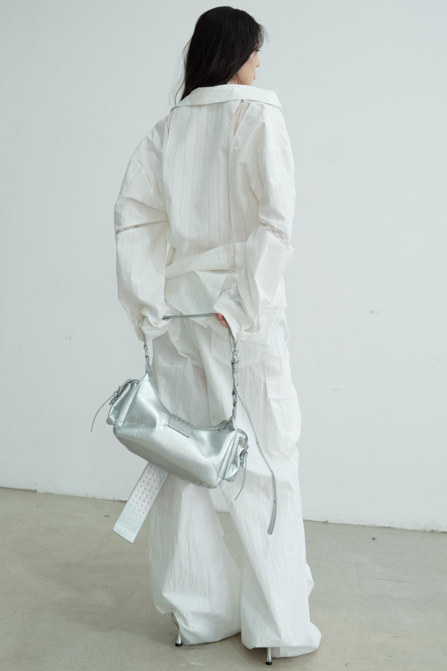 Lustrous Lace Skeleton Shirt