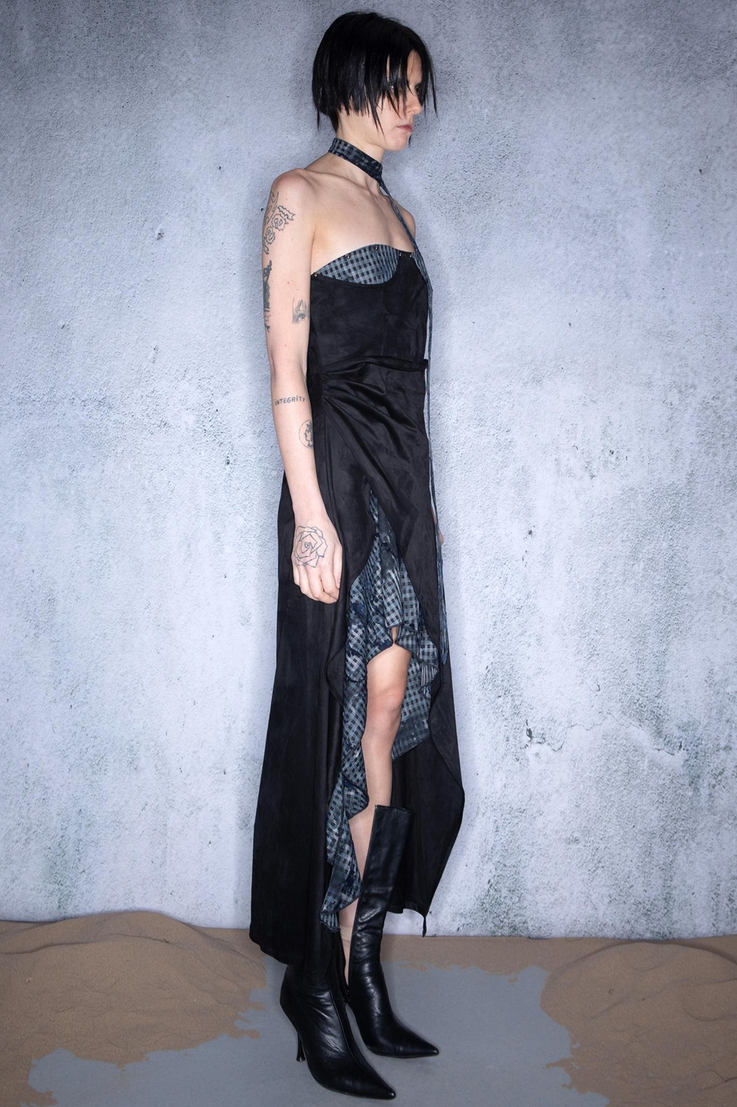 Patchwork Bustier Dress