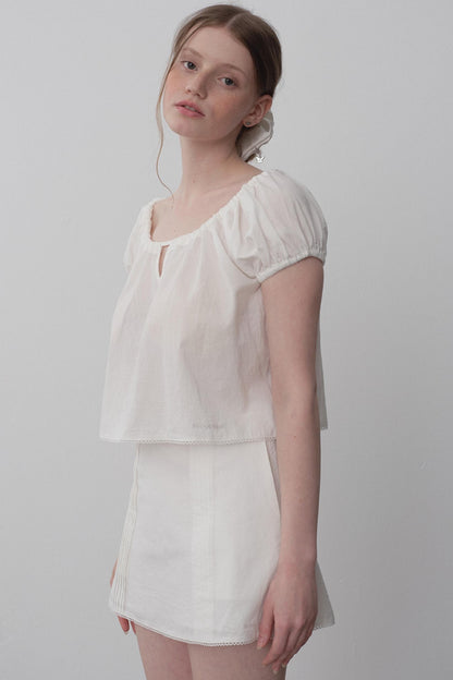 Cotton Bubble Sleeve Set