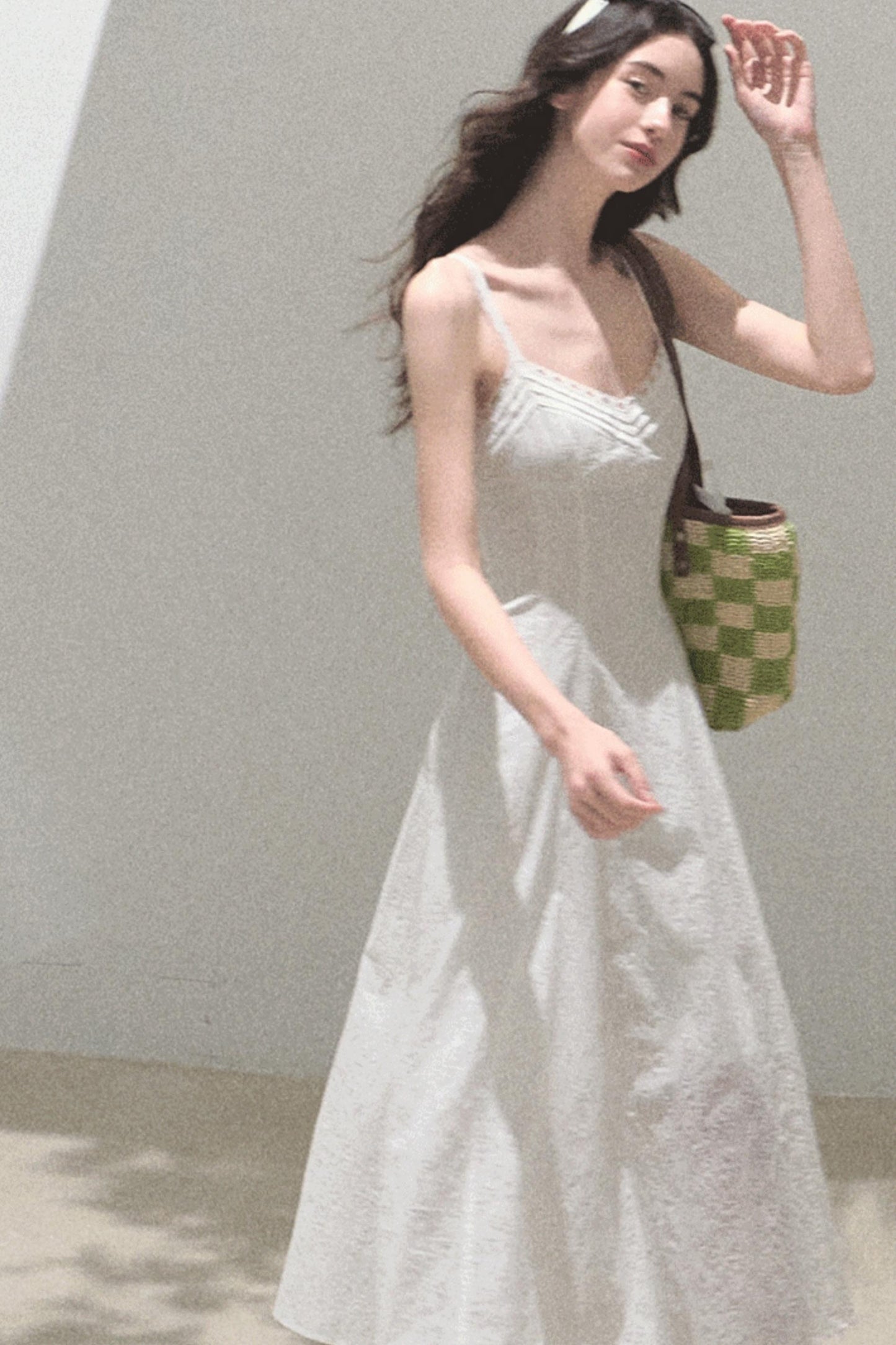 Spring Lace Halter Dress