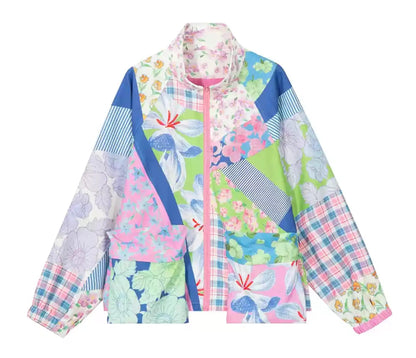 Retro Cartoon Print Jacket