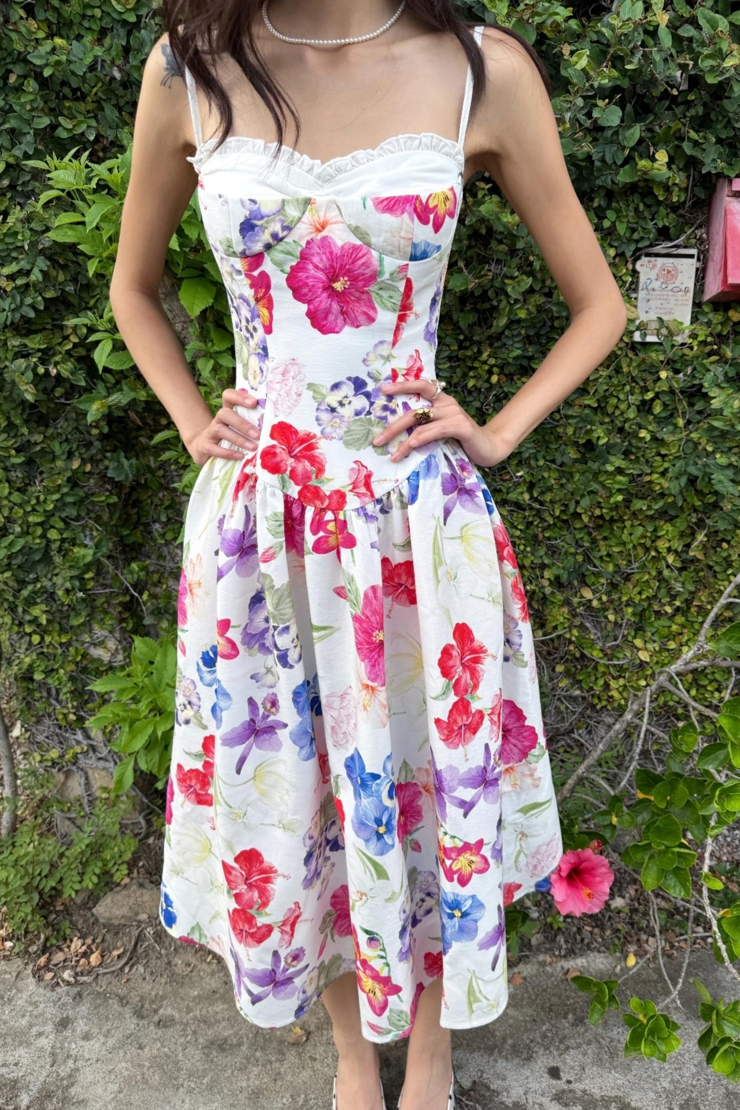 Tropical Halter Dress