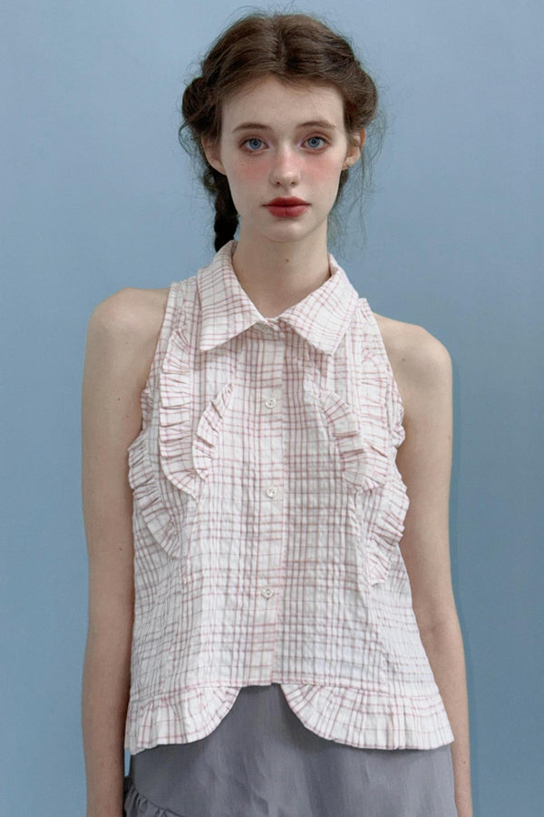 Neck Shirt Pink Set-Up