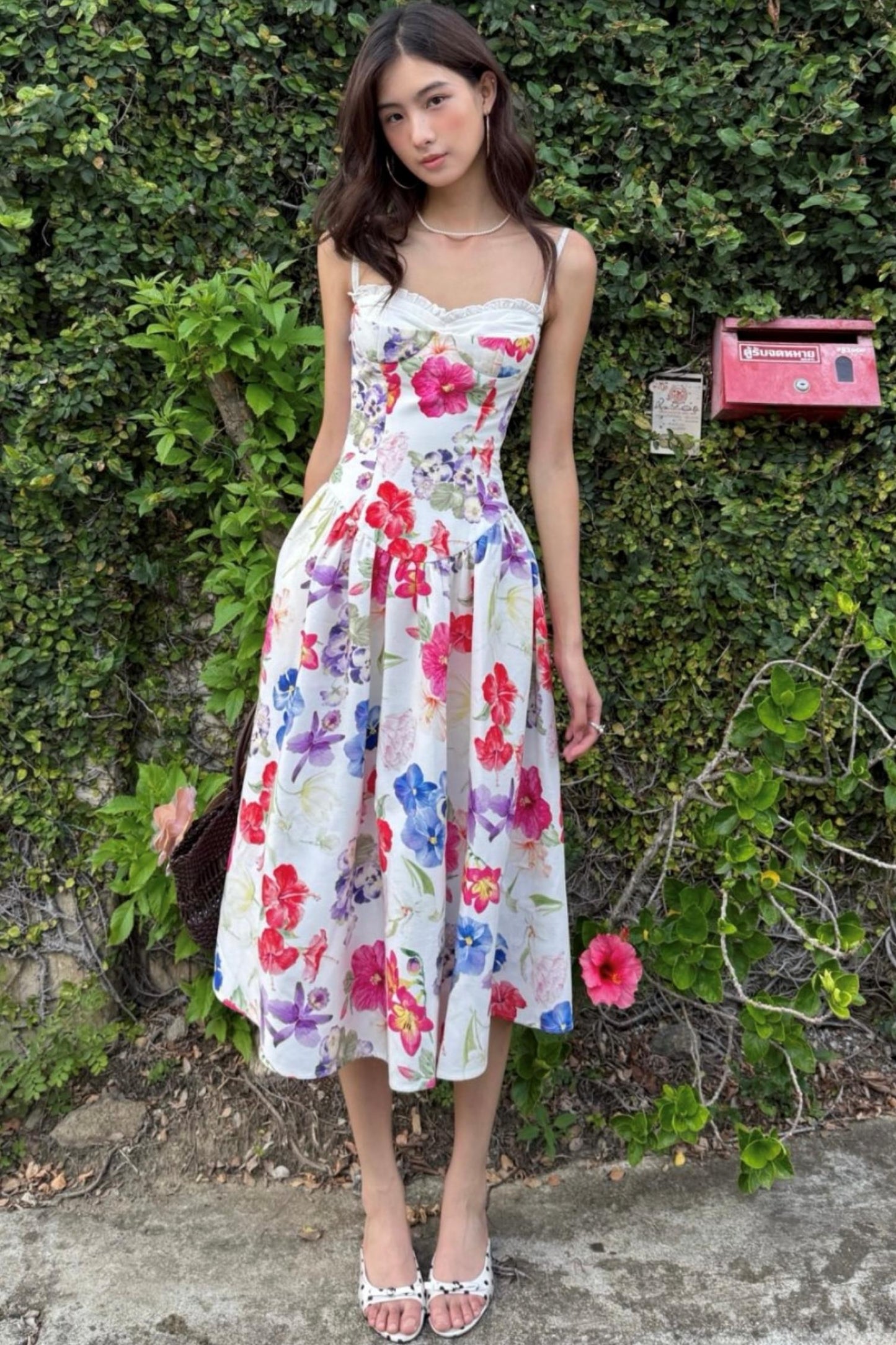 Tropical Halter Dress