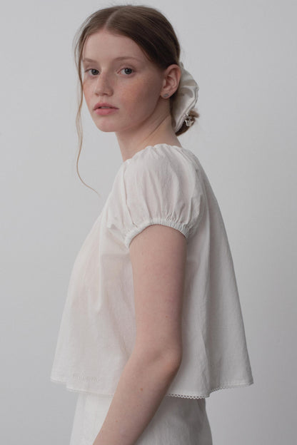 Cotton Bubble Sleeve Set