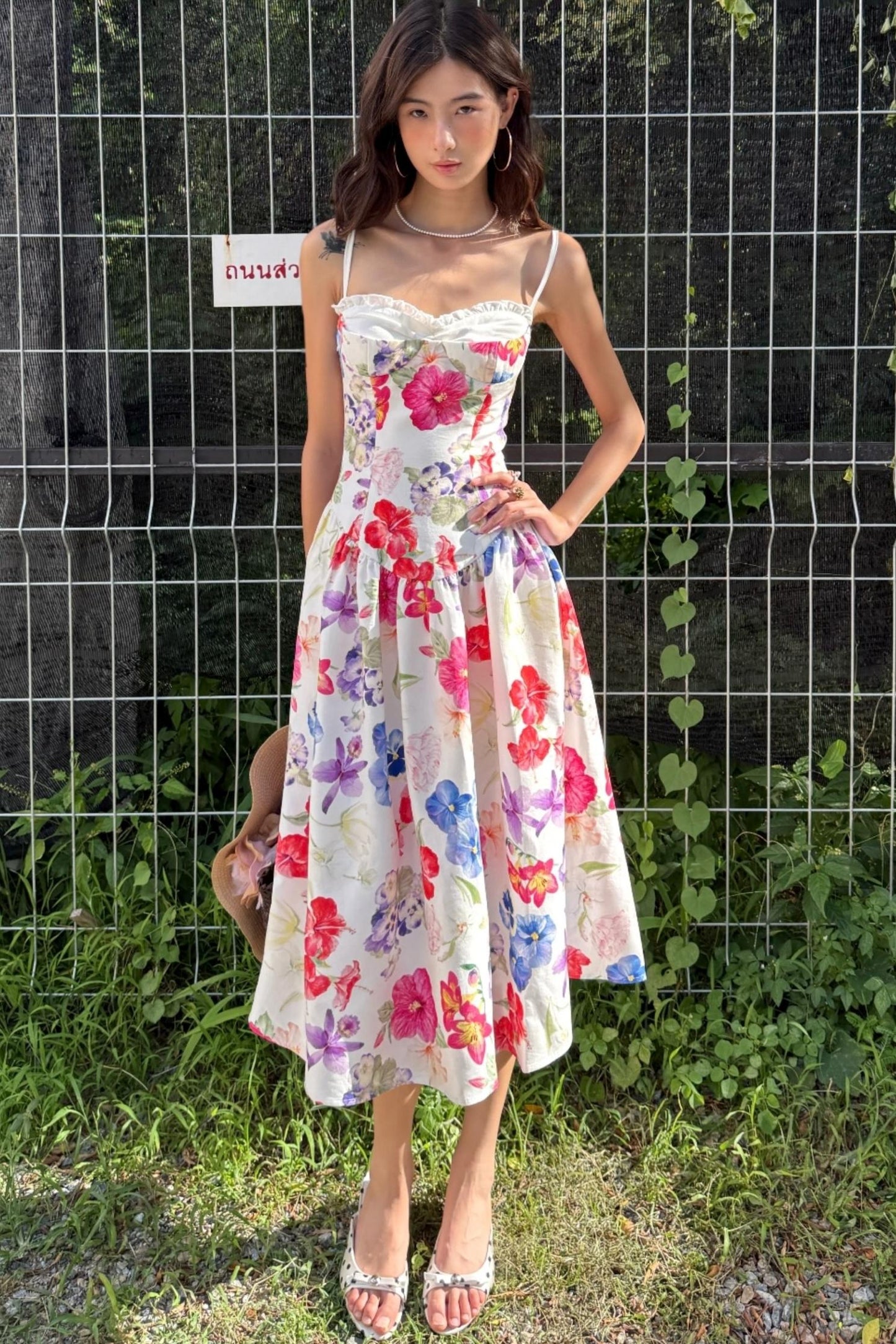 Tropical Halter Dress