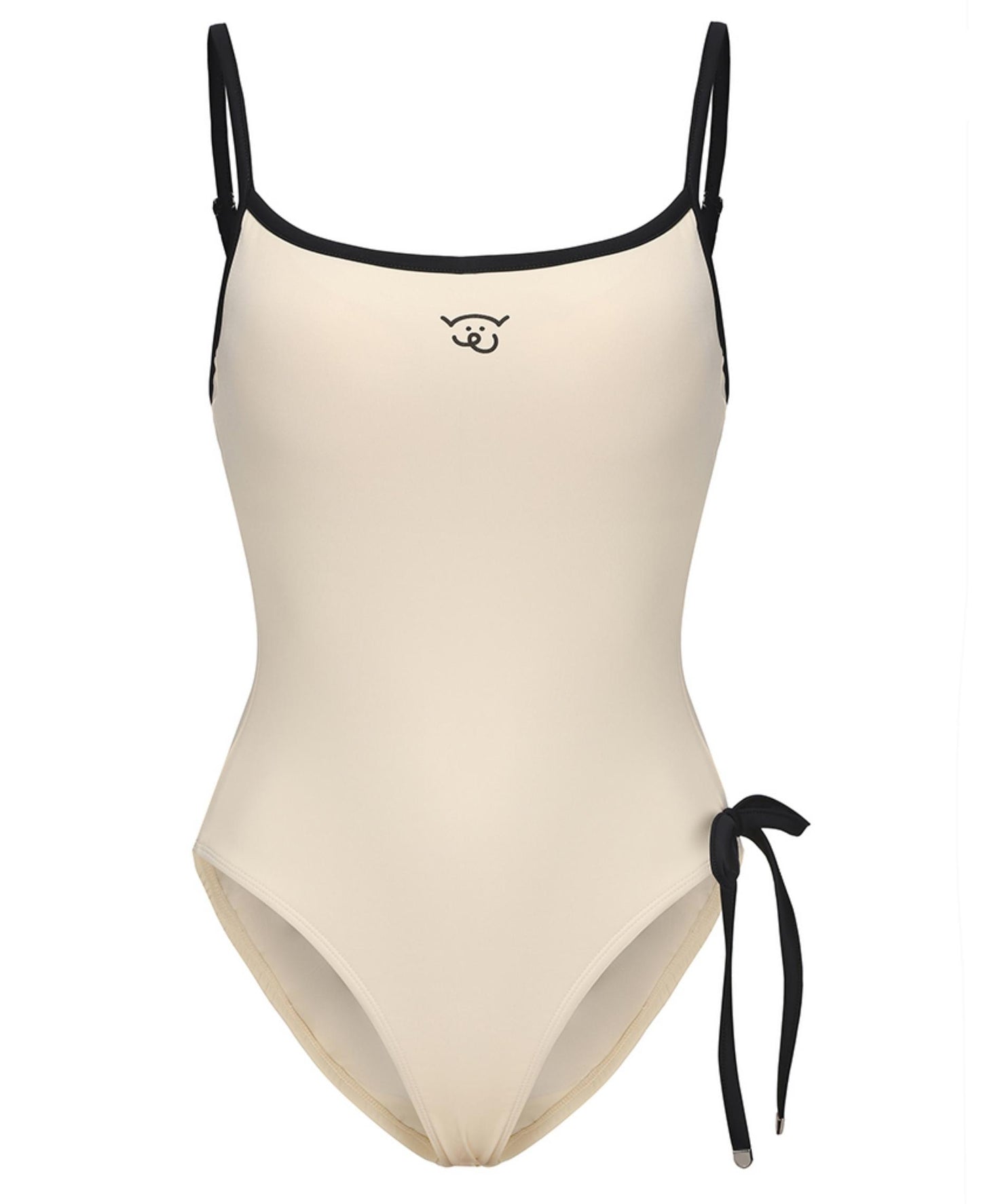 Tropical Bow Tie Suspender Bodysuit