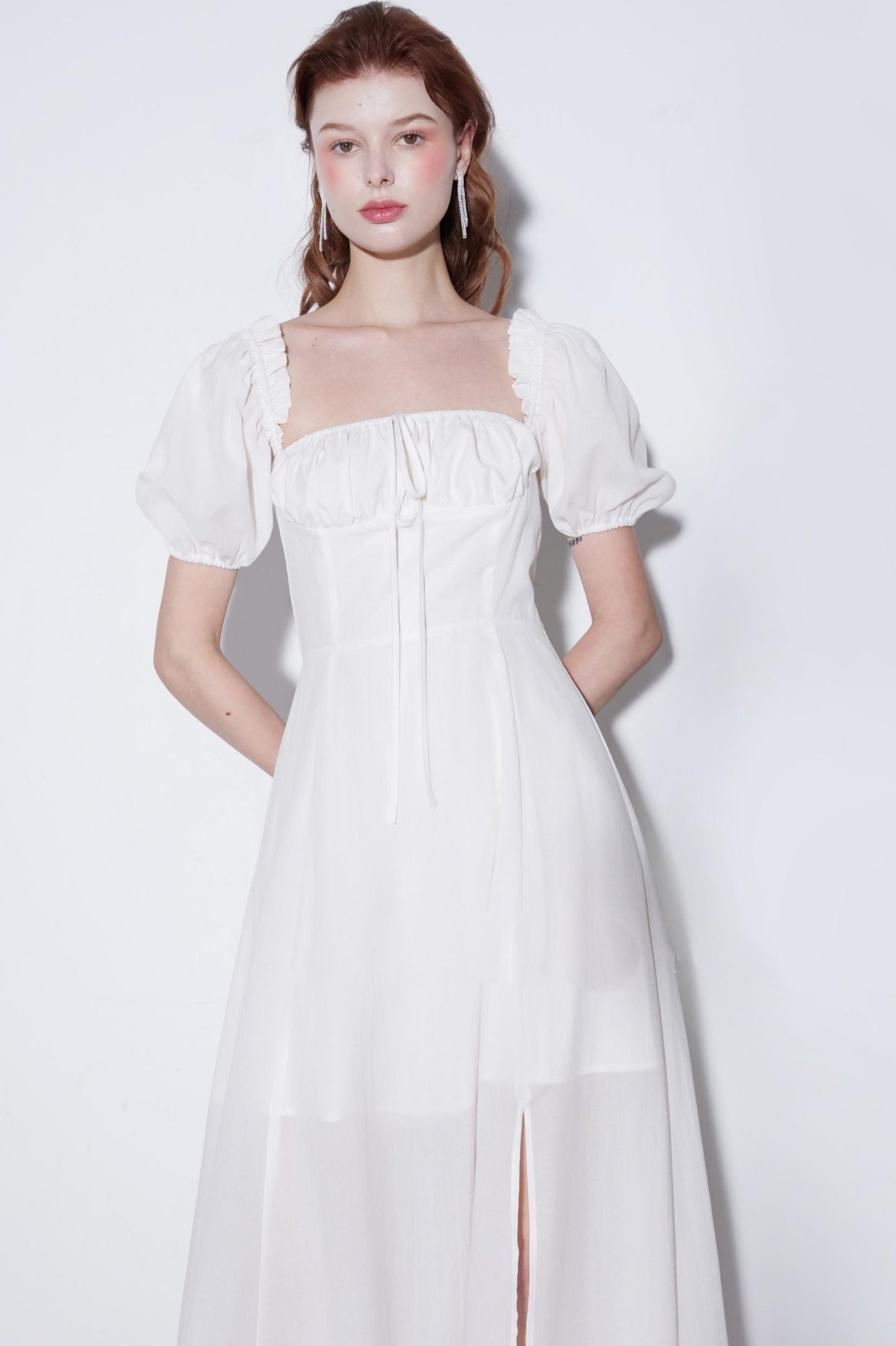 Elegant Sweetheart Neckline Maxi Dress