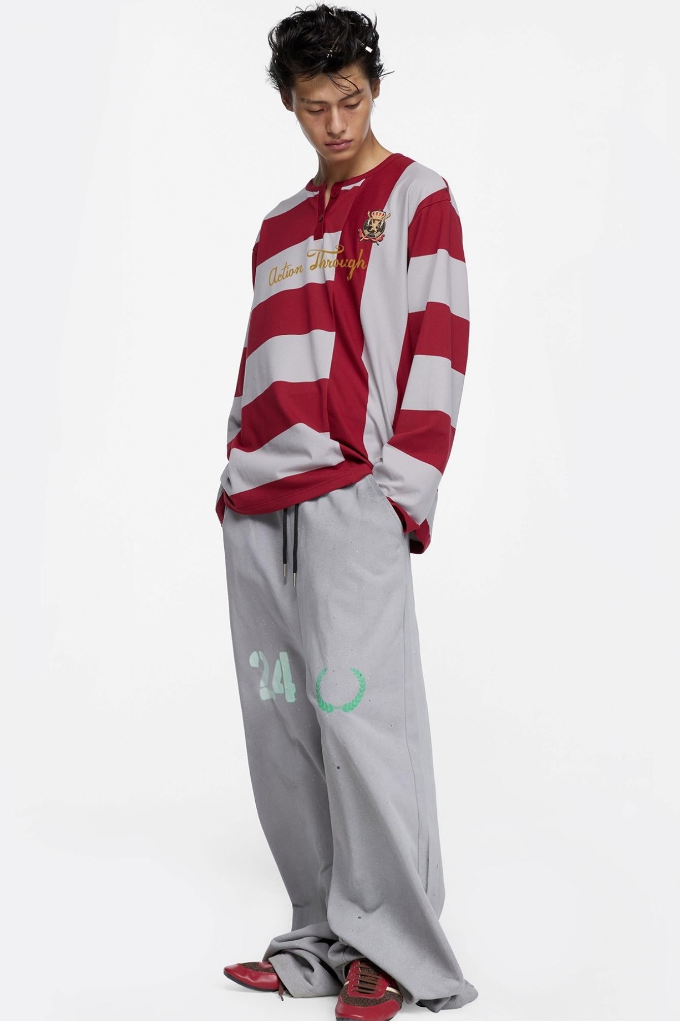 Street Dislocation Striped T-Shirt