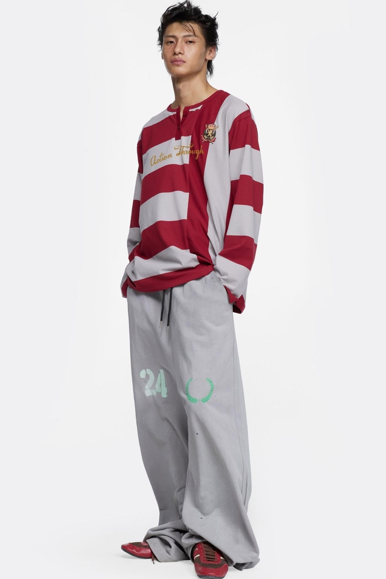 Street Dislocation Striped T-Shirt