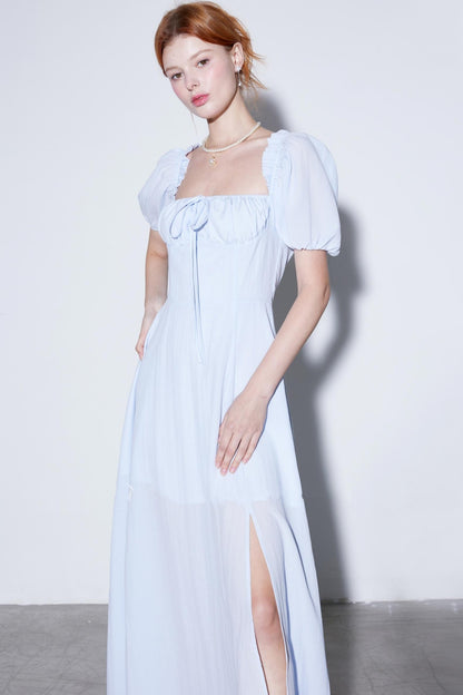 Elegant Sweetheart Neckline Maxi Dress