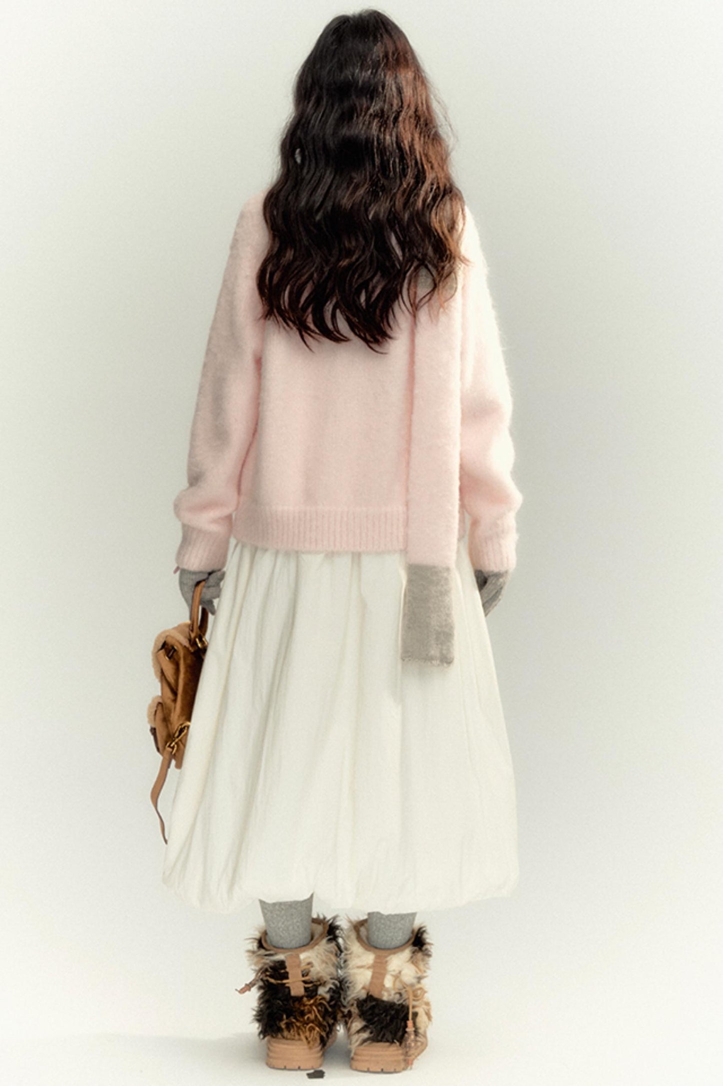 Bunny Mink Knit Sweater Set-Up