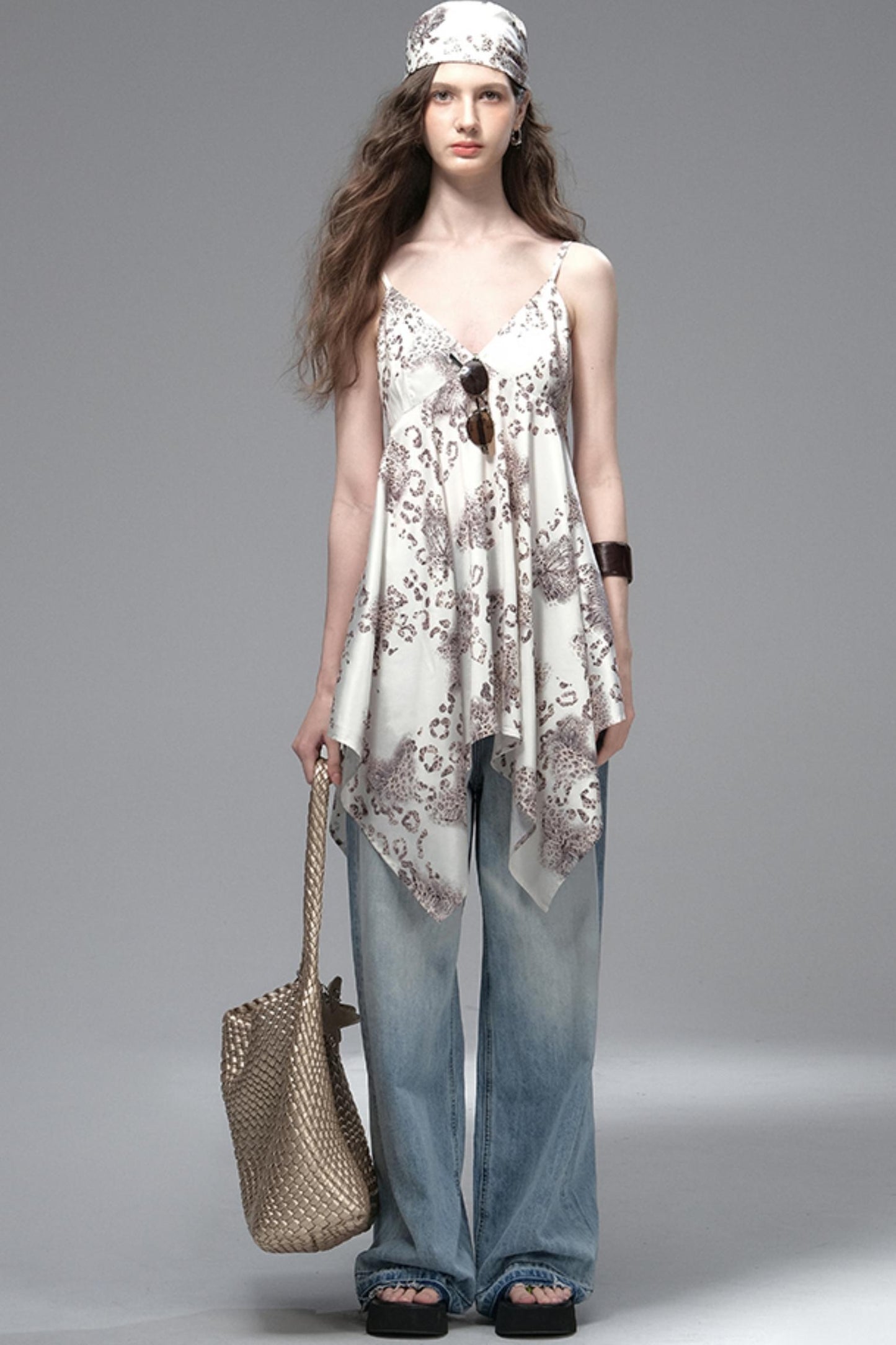 Bronze Leopard Skirt Camisole