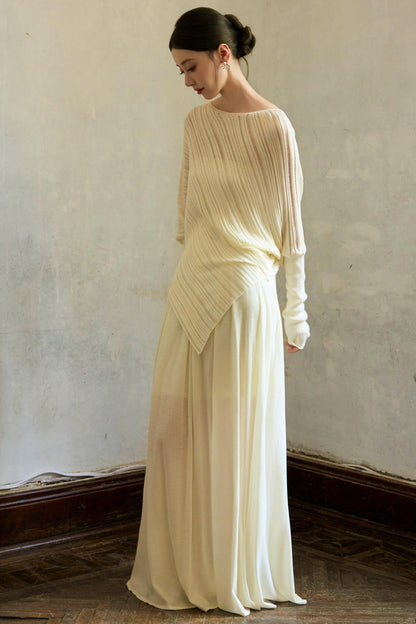 Lazy Sheep Wool Bat Sleeve Sweater