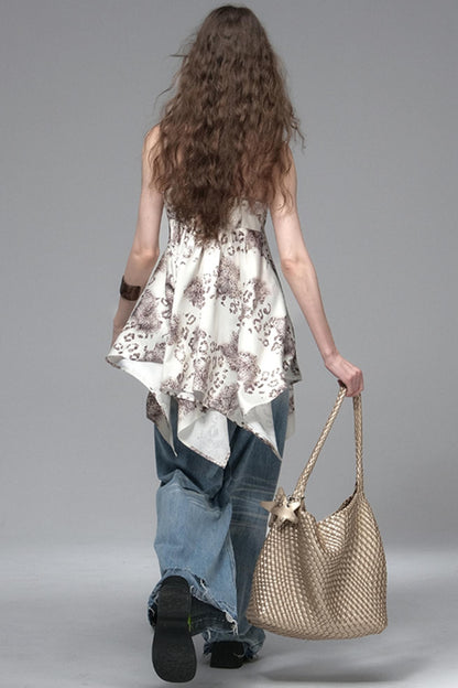 Bronze Leopard Skirt Camisole